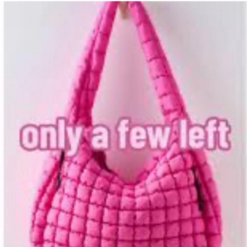 Free People FP Movement Quilted Carryall Bubblegum Pink - Factory Sealed - Picture 4 of 16